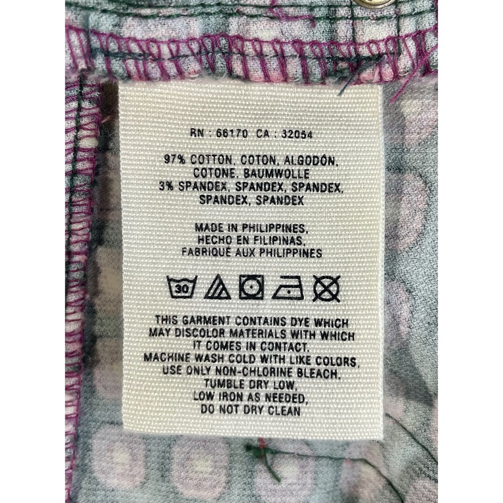 Pilcro & The Letterpress Pants 32 Women's Anthro Medallion Print Corduroy Serif - Picture 5 of 8